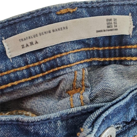 Zara Trafuluc denim Skinny Ripped Jeans - Picture 11 of 12